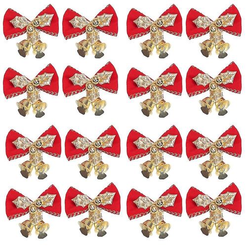 Pack de 16 arcs de Noël-artisanat festif pour Noël arbre Decor