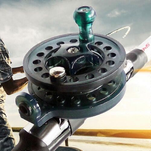 Fly Reel Diamètre 60mm Arbor Transparent Blanc / Noir Aluminium Fly Fishing Reel