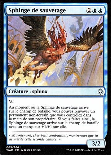 Sphinge De Sauvetage - Mtg - La Guerre Des Planeswalkers - U - 65/264