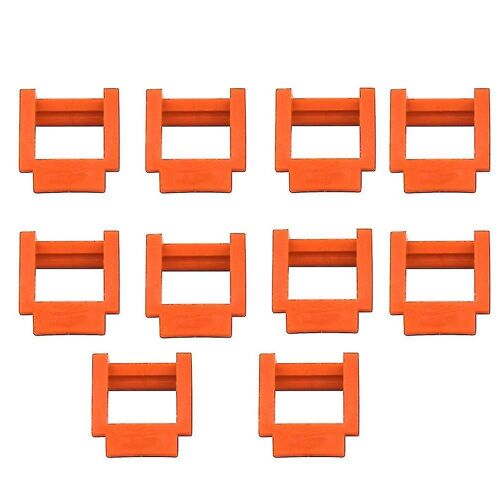 10 Pcs Pcie Riser Card Retainer Vertical Mount Locker 1x 16x Pcie Cable Extender pour Mining Eth Btc