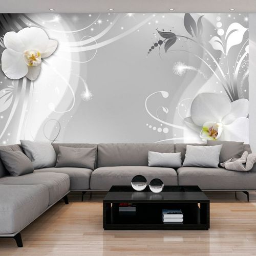 Paris Prix - Papier Peint "charming Orchid" 140 X 200 Cm