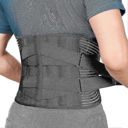 Ceinture Lombaire (L) Pour Garder Le Bas Du Dos Et Le Dos En Bon État Soulagement De La Douleur 4 Supports À Ressort Double Sangle Réglable Pour Hommes Et Femmes