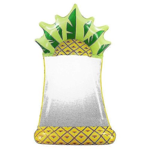 Pvc Flottant Lit Ananas Nain Flottant Tapis Flottant Gonflable Flottant Rangée Piscine Fournitures Pour La Natation (1 Pcs Jaune)