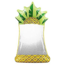 Pvc Flottant Lit Ananas Nain Flottant Tapis Flottant Gonflable Flottant Rangée Piscine Fournitures Pour La Natation (1 Pcs Jaune)