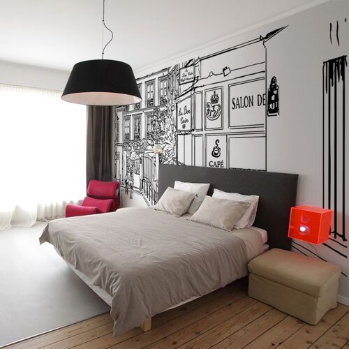 Papier Peint XXL "A Walk Through Parisian Streets" 270x550cm