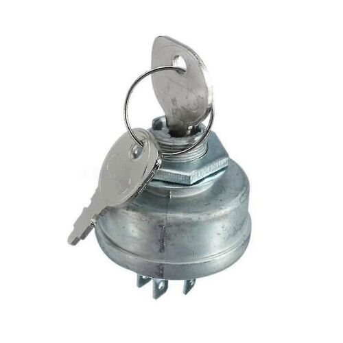 5 Broches Interrupteur De Démarrage D'allumage Outils Tracteur Tondeuse Avec Clé Universelle