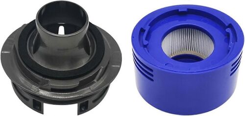 Préfiltre d'aspirateur + kit de post-filtre HEPA. Compatible pour Dyson. Compatible pour le préfiltre de remplacement de l'aspirateur V7 V8 et l'accessoire de post-filtre