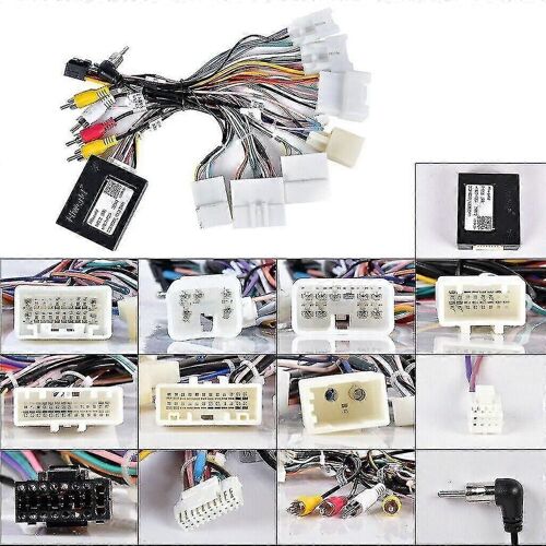 Pour Toyota Car Stereo Radio Power Wiring Harnais Cable Adapter Support Amp