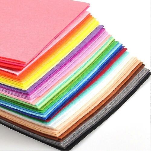 Tissu Feutre Coloré 60 Couleurs Plaques De Feutre Colorées 20 X 30 Cm Feuilles De Feutre Artisanal Tissu Feutre Polyester