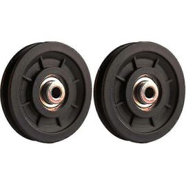 2x 90mm Gym Poulie De Roulement Universel Poulies Pour Câble Machine Fitness Équipement Usure Abration Pièce De Rechange
