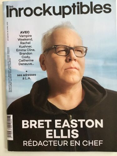 Les Inrockuptibles 1222 Bret Easton Ellis Vampire Weekend Brandon Cody Catherine Deneuve Marielle