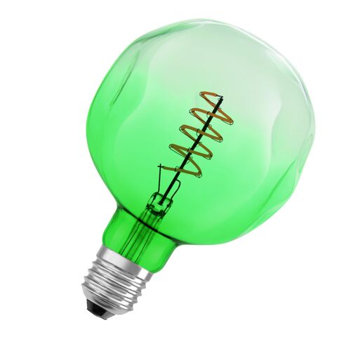 Ampoule Led Osram Vintage 1906, Teinte Verte, 4,5w, 180lm