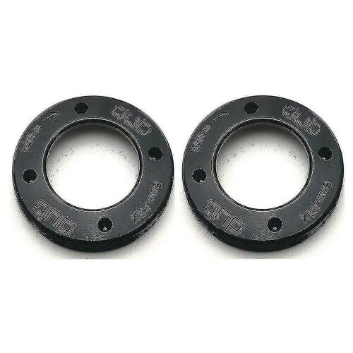 2pc Capuchon De Bras De Manivelle Compatible Pour Le Système Sram Dub, Alliage D'aluminium Noir M18 / M30 Couvercle Latéral Bb30 / Dub