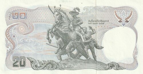 Billet 20 Bats Thailande