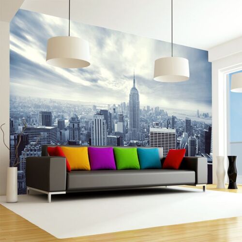 Papier Peint "Blue York" 70 x 100 cm