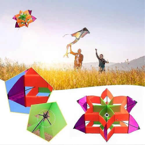 3d Fleur Cerf-Volant Simple Ligne Jouet En Plein Air Volant Pour Le Sport Des Enfants