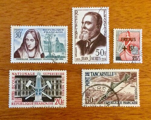 Lot De Timbres Année 1959 République Française