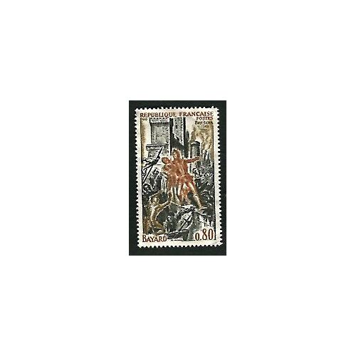Timbre Oblitéré - " La Prise De Brescia - Le Chevalier Bayard - 1512 " - 0,80f - Decaris - 1969