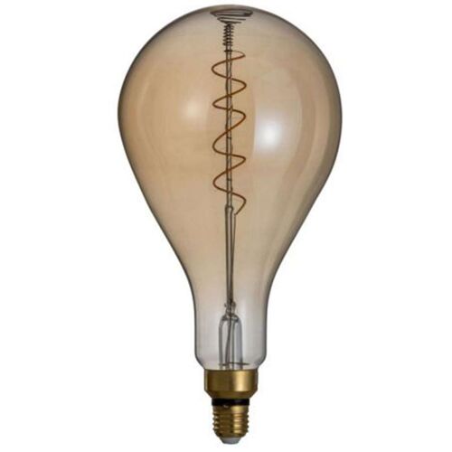 Ampoule Design "Spirale" 31cm Ambre