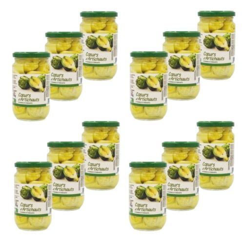 Lot 12x Coeurs D'artichauts - Bocal 2,1kg