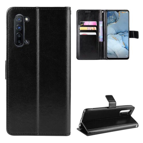 Coque Oppo Find X2 Lite,Etui pour Oppo Find X2 Lite,Coque en cuir pour Oppo Find X2 Lite,Convient a Etui la Oppo Find X2 Lite,Noir