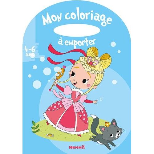 Mon Coloriage À Emporter - Princesse-Bulles De Savon