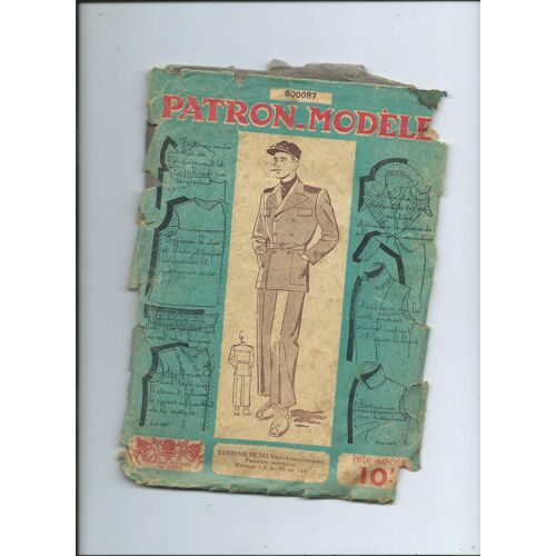 Patron - Modèle Aux 3 Dés Rouges Costume Taille 44, Série 600 N°0 87