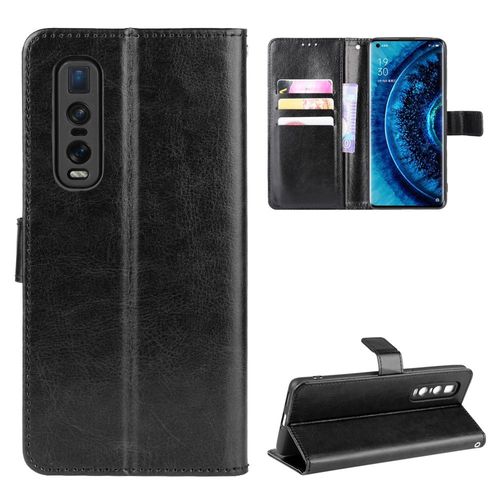 Coque Oppo Find X2 Pro,Etui Pour Oppo Find X2 ,Procoque En Cuir Pour Oppo Find X2 Pro,Convient A Etui La Oppo Find X2 Pro,Noir