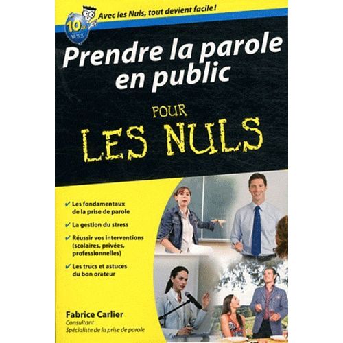 Prendre La Parole En Public Pour Les Nuls