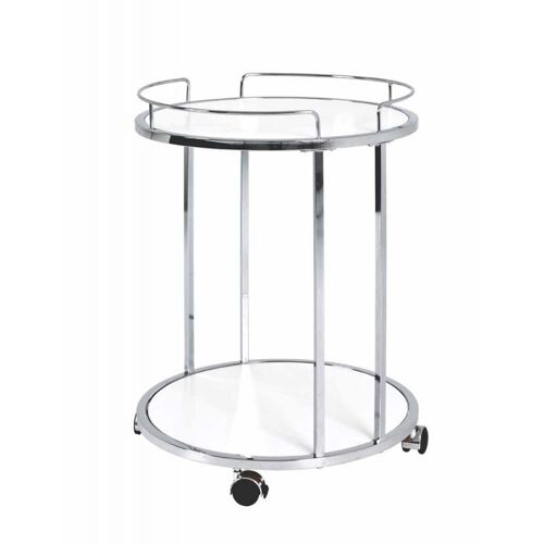 Desserte de Cuisine Design "Amel" 60cm Blanc