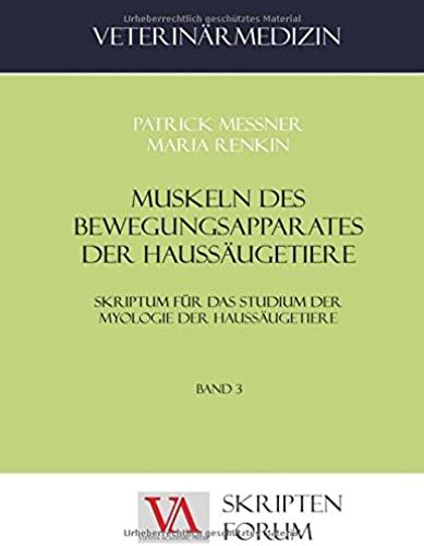 Muskulatur Des Bewegungsapparates Der Haussäugetiere