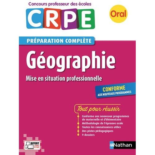 Géographie - Préparation Complète Oral Crpe