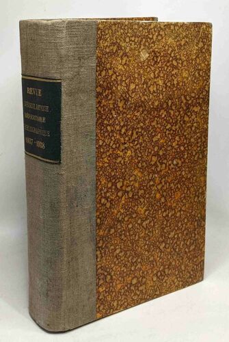 Revue Néoscolastique De Philosophie - Répertoire Bibliographique Année 1937 + Année 1938 (Compilées En Un Volume)