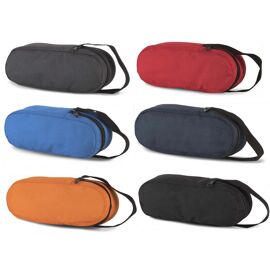 Lot de 6 sacoches à poignée pour 3 boules de pétanque - KI0344 - multicolore