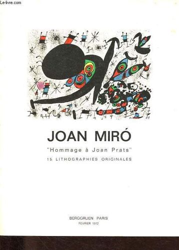 Hommage À Joan Prats.