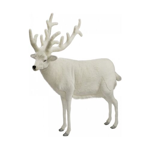 Peluche Anima Renne Blanc 150 Cm (140 X 30 X 150 Cm)