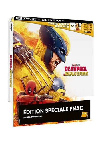 Deadpool & Wolverine - Exclusivité Fnac Boîtier Steelbook® - 4k Ultra Hd + Blu-Ray