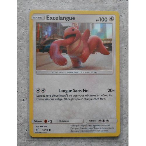 Excelangue Holo 16/18 Détective Pikachu - Fr