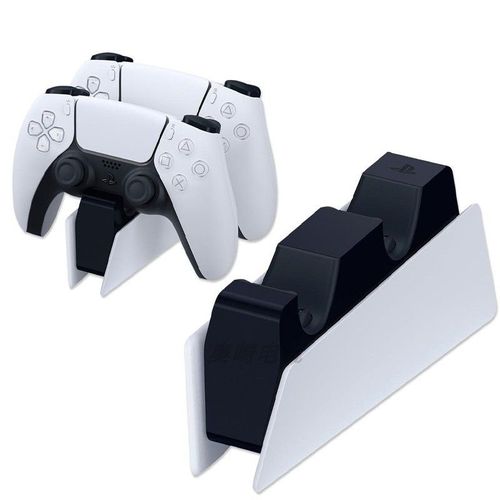 Chargeur Manette Ps5, Station De Chargement Compatible Avec Manettes Dualsense Playstation 5, Avec Adaptateur Et Cordon D'alimentation