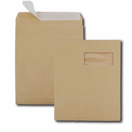 Gpv Paquet De 50 Sacs À Soufflets Kraft Armé Brun C4 229x324 130 G 100x50