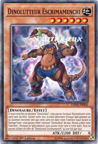 Yu-Gi-Oh! - Dane-Fr006 - Dinolutteur Escrimamenchi - Commune
