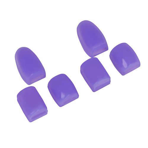 Violet - Rehausseurs De Clé De Saxophone En Silicone Souple, Assistance Au Pouce De Saxophone, Protecteur De Coussin Durable, Accessoire Pour Saxophone Alto, Ténor, Soprano, Paquet De 6