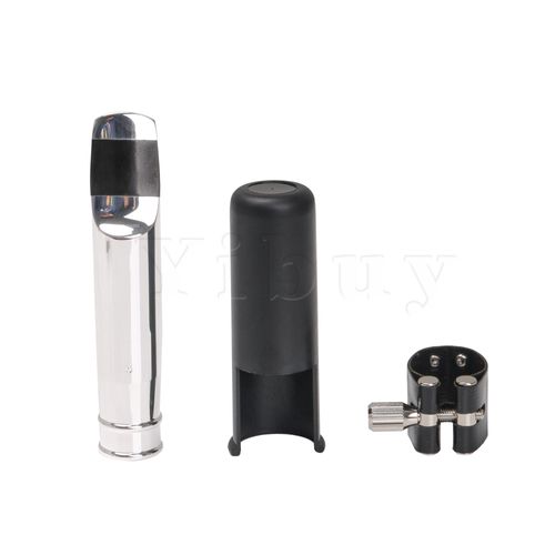 Ténor Jazz 8 Argent - Jazz Rose Gold Silver Falling Tune B E Flat Baryton Tenor Alto Soprano Saxophone, Bec Sax, Ligmobcap