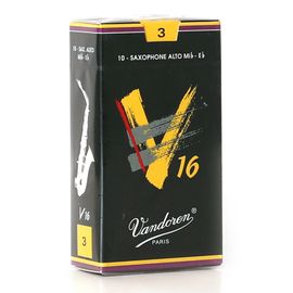 3 - France Vandoren V16 Alto Sax Reeds A Box Of 10 Piece / Saxophone Alto Eb Reeds