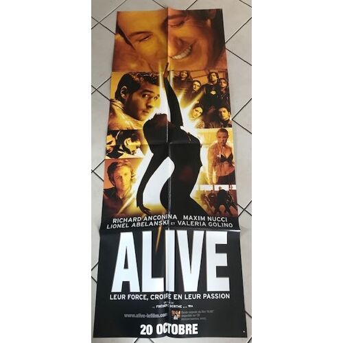 Alive - 2004 - Maxim Nucci - 60x160cm - Affiche Cinema Originale - Envoi Plié