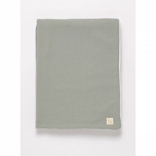 Couverture Bébé 75 X 100 Cm Uni Sauge