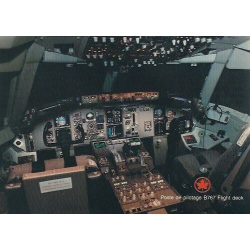 Carte Air Canada, Poste De Pilotage B767 Flight Deck