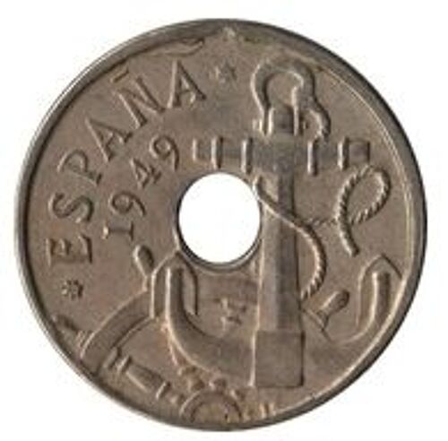Pièce 50 Céntimos Espagne - 1949