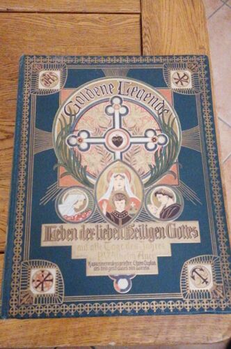 Recueil Très Rares En Langue Allemande Et Écrit En Gothique, Relatif À La Vie Des Saints Avec Préface Fu Pape Pie X