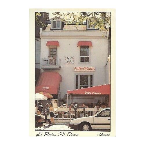 Carte Postale Le Bistro St-Denis Montréal